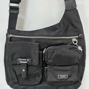 TUMI Black Messenger Bag